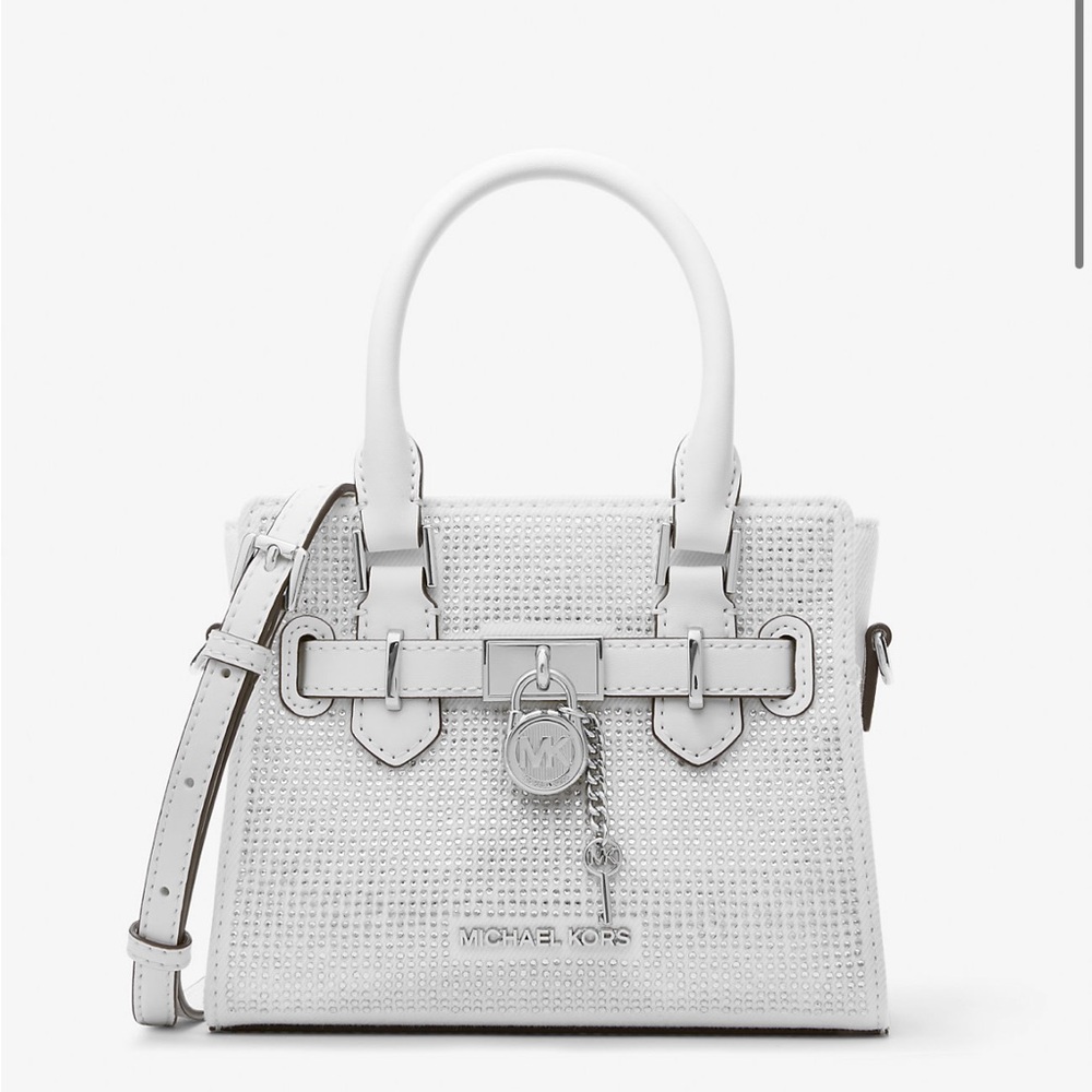 NWT Hamilton Extra-Small Crystal Embellished Denim Satchel ❌Sold OUT online❌